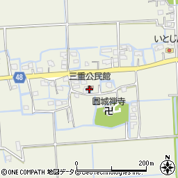 三重公民館周辺の地図