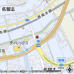 セブンイレブン佐賀江北店周辺の地図