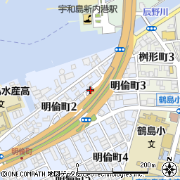 大阪やき三太 宇和島店周辺の地図