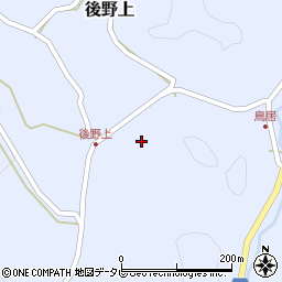 大分県玖珠郡九重町後野上564周辺の地図