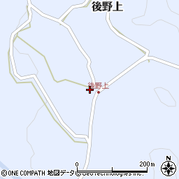 大分県玖珠郡九重町後野上340周辺の地図