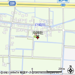 沖神社周辺の地図