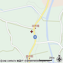 愛媛県北宇和郡松野町富岡295周辺の地図