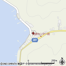 宇和島水産高等学校　寄宿舎周辺の地図