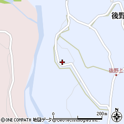 大分県玖珠郡九重町後野上368周辺の地図