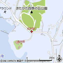 長寿園口周辺の地図
