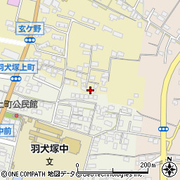 福岡県筑後市熊野1866周辺の地図