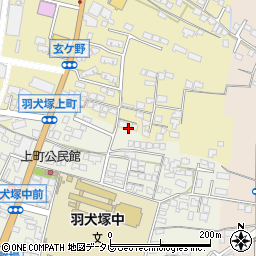 福岡県筑後市熊野1848周辺の地図