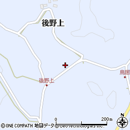 大分県玖珠郡九重町後野上394周辺の地図