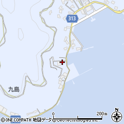 愛媛県宇和島市本九島1856周辺の地図