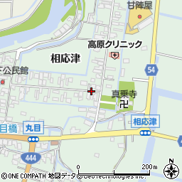 佐賀県佐賀市西与賀町相応津周辺の地図