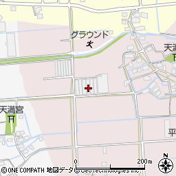 福岡県八女市平田217周辺の地図