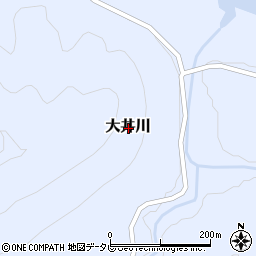 高知県高岡郡四万十町大井川周辺の地図
