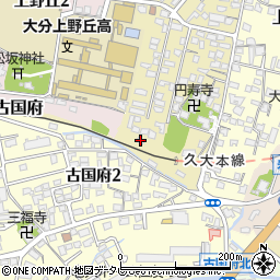 大分県大分市上野丘西24-5周辺の地図