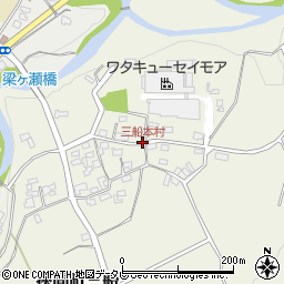 三船本村周辺の地図