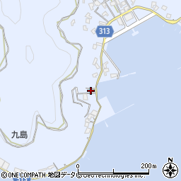 愛媛県宇和島市本九島1846周辺の地図