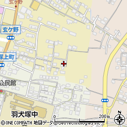 福岡県筑後市熊野1864周辺の地図