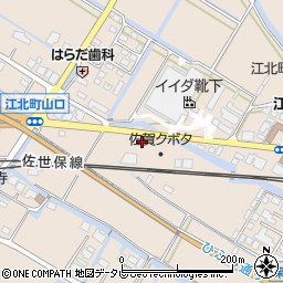 株式会社福岡九州クボタ　特販佐賀周辺の地図