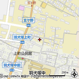 福岡県筑後市熊野1843周辺の地図