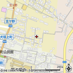 福岡県筑後市熊野1852周辺の地図