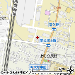 福岡県筑後市熊野1819-11周辺の地図