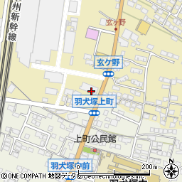 福岡県筑後市熊野1732-1周辺の地図