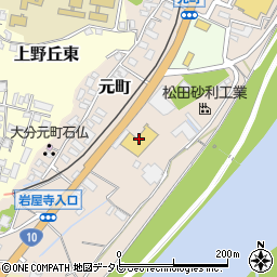 トヨタカローラ大分本店周辺の地図