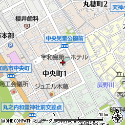 宇和島第一ホテル周辺の地図