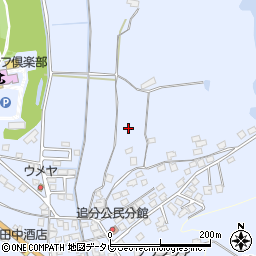 佐賀県武雄市北方町大字志久周辺の地図