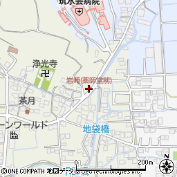 岩崎(薬師堂前)周辺の地図