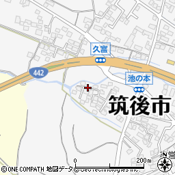 エディオン久富店周辺の地図