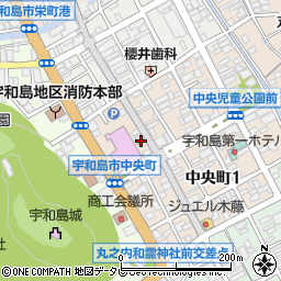 宇和島市市民サービスセンター周辺の地図