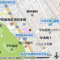 宇和島市市民サービスセンター周辺の地図