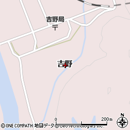 愛媛県北宇和郡松野町吉野周辺の地図
