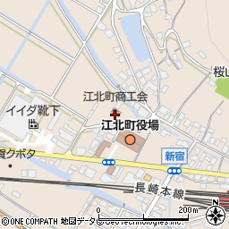 江北町商工会周辺の地図