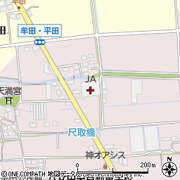 福岡県八女市平田315周辺の地図