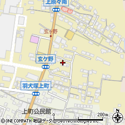 福岡県筑後市熊野1825周辺の地図