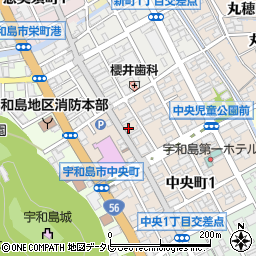 宇和島地区労働組合共同闘争会議周辺の地図