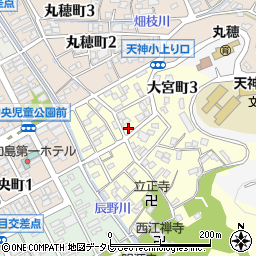 梶田　クリーニング店周辺の地図
