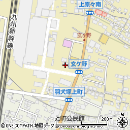 福岡県筑後市熊野1725-3周辺の地図