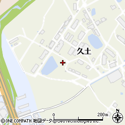 大分県大分市久土204周辺の地図