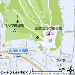 武雄ゴルフ倶楽部周辺の地図