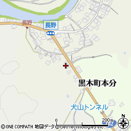 福岡県八女市長野740周辺の地図