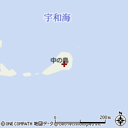 中ノ島周辺の地図