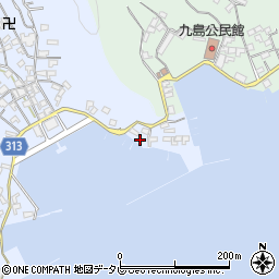 愛媛県宇和島市本九島1378周辺の地図