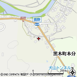 福岡県八女市長野695周辺の地図