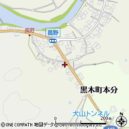 福岡県八女市長野2271周辺の地図