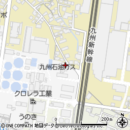 福岡県筑後市熊野861-1周辺の地図