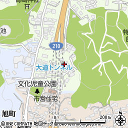 大分県大分市三芳391-24周辺の地図