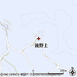 大分県玖珠郡九重町後野上416周辺の地図